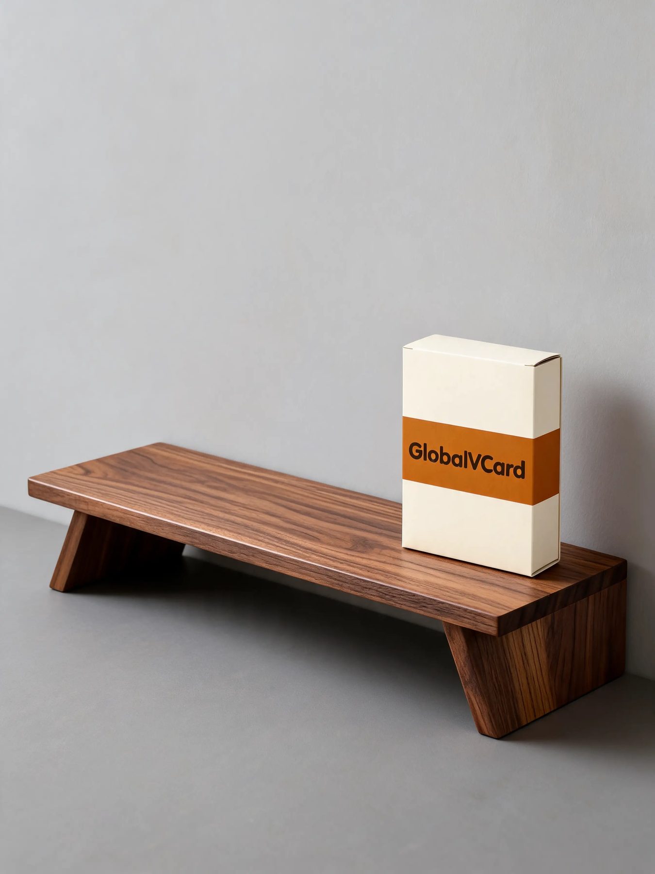 Solid Walnut Monitor Shelf